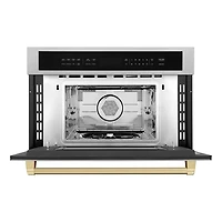 1.6 Cu. Ft. Stainless Steel/Bronze Built-In Microwave