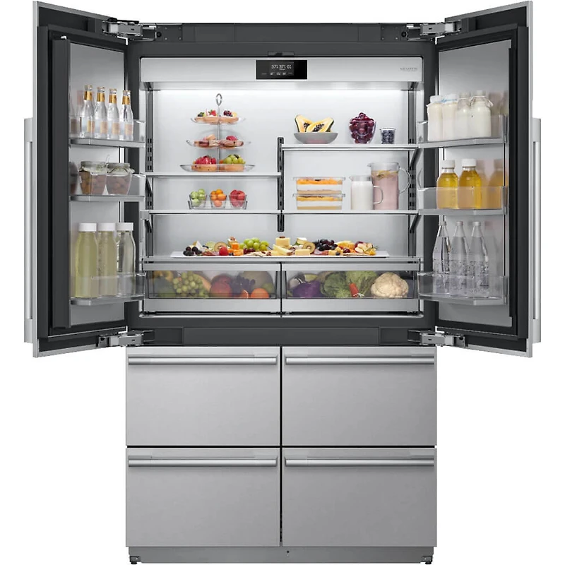 26 Cu. Ft. 48 inch Panel Ready Built-In 6-Door French Door Smart Refrigerator