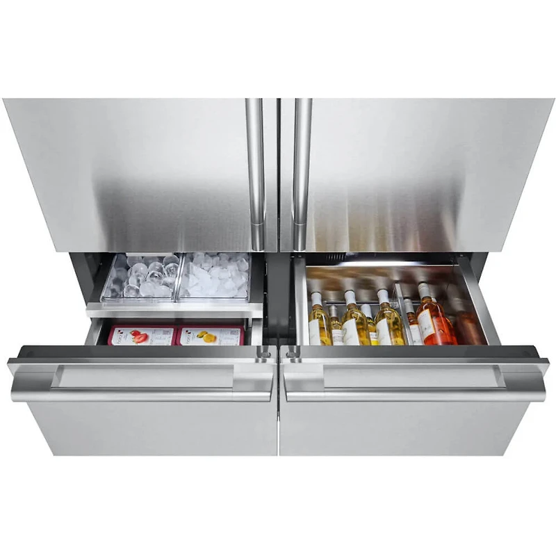 26 Cu. Ft. 48 inch Panel Ready Built-In 6-Door French Door Smart Refrigerator