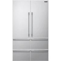 Professional Stainless French Door Panel and Handle Kit