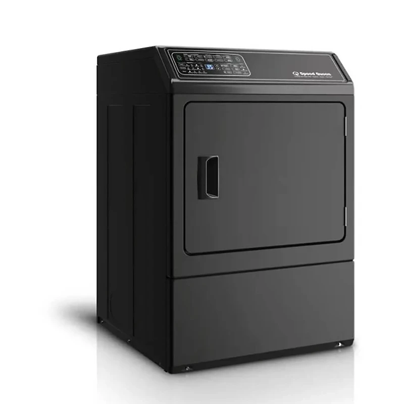 7.0 Cu. Ft. Capacity Black Front Load Electric Dryer with Steam