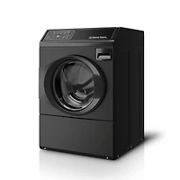 3.5 Cu. Ft. Black Front Load Washer with Pet Plus - Left Hinge - OPEN BOX