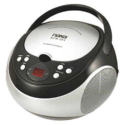 Portable CD Player with AM/FM Stereo Radio - Black - OPEN BOX