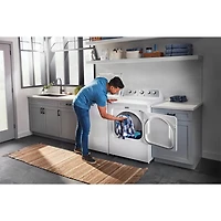 7 Cu. Ft. White Top Load High Efficiency Electric Dryer