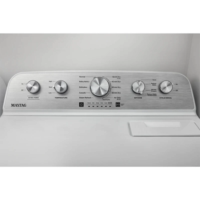7 Cu. Ft. White Top Load High Efficiency Electric Dryer