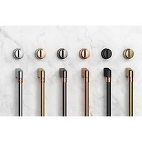 Handle & Knob Set for Café Front Control Gas Range - Flat Black