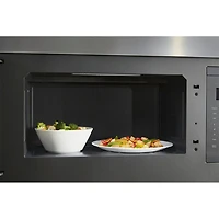 1.1 Cu. Ft. Stainless Over-The-Range Microwave with Flush Built-In Design