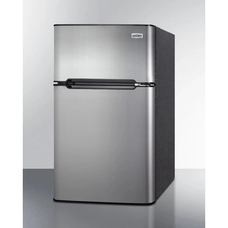 3.2 Cu. Ft. Stainless Steel Compact Refrigerator