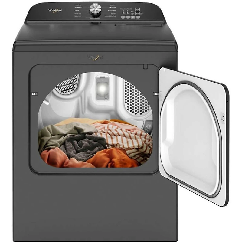 7.0 Cu. Ft. Volcano Black Top Load High Efficiency Electric Dryer