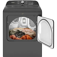 7.0 Cu. Ft. Volcano Black Top Load High Efficiency Electric Dryer