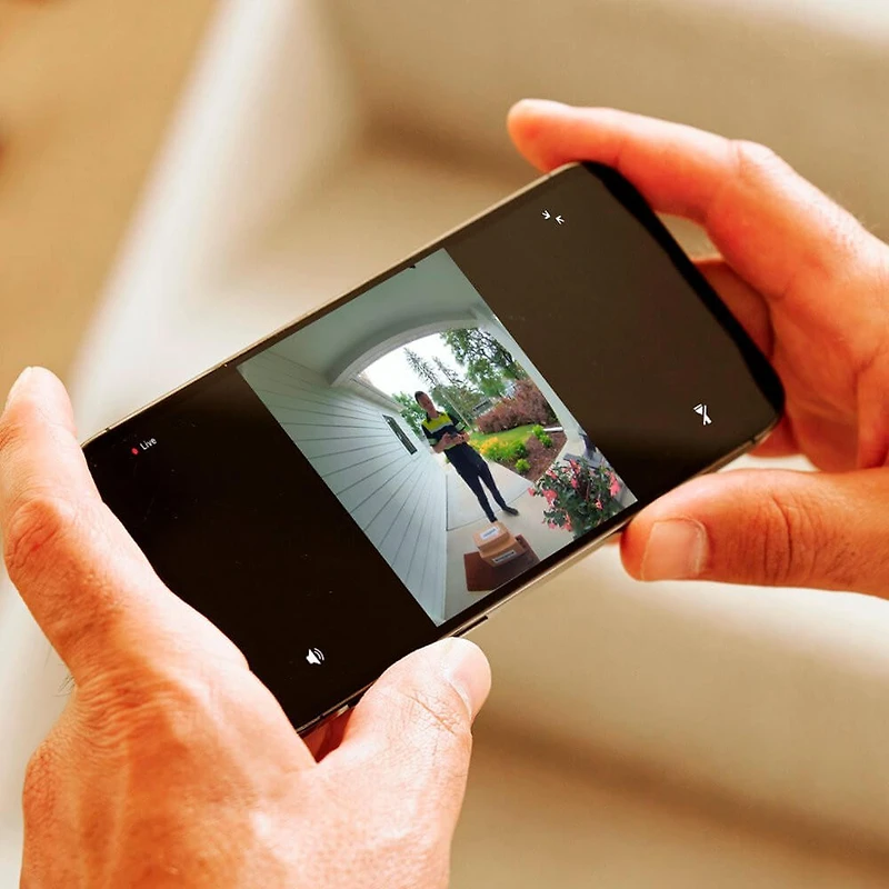 Smart Video Doorbell (Battery, White)