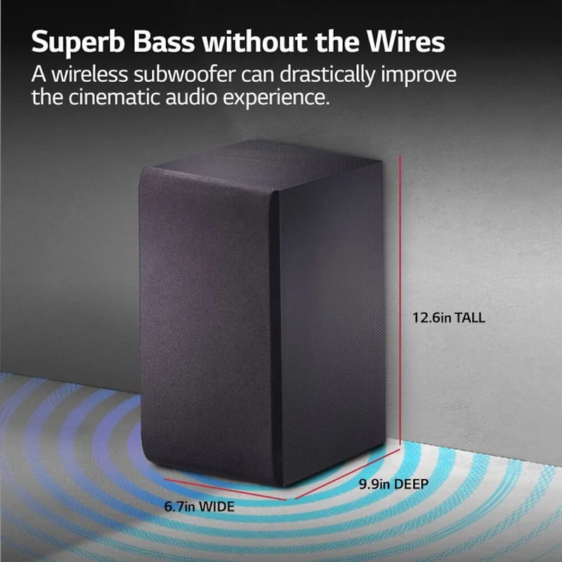 2.1 Channel Soundbar with Wireless Subwoofer