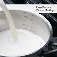 5-Ply Clad Stainless Steel Cookware Induction Pots and Pans Set, 10-Piece, Polished Stainless Steel