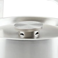 Stainless Steel Whistling Induction Teakettle, 1.9-Quart, Brushed Stainless Steel