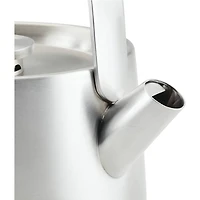 Stainless Steel Whistling Induction Teakettle, 1.9-Quart, Brushed Stainless Steel