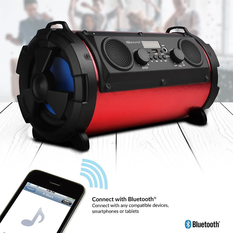 Wireless Bluetooth Speaker - Red