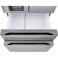 28.6 Cu. Ft. Stainless Steel 4-Door French Door Smart Refrigerator - OPEN BOX