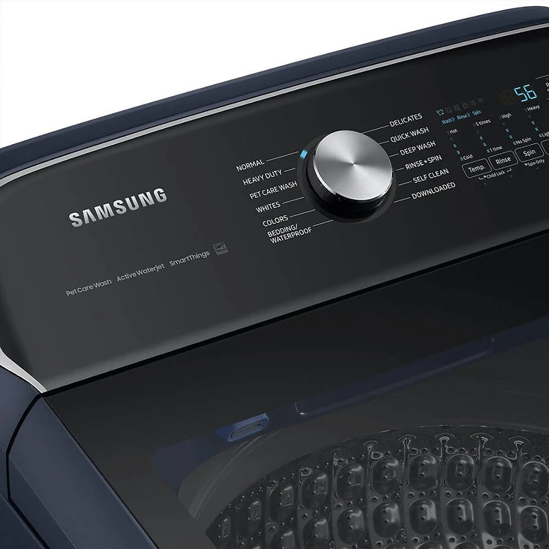 5.4 Cu. Ft. Brushed Navy Top Load HE Smart Washer