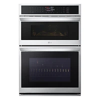 30 inch Stainless Steel Electric Convection Wall Oven and Microwave Combination