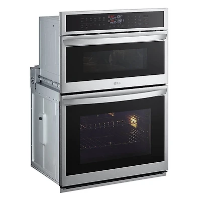 30 inch Stainless Steel Electric Convection Wall Oven and Microwave Combination