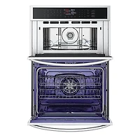 30 inch Stainless Steel Electric Convection Wall Oven and Microwave Combination