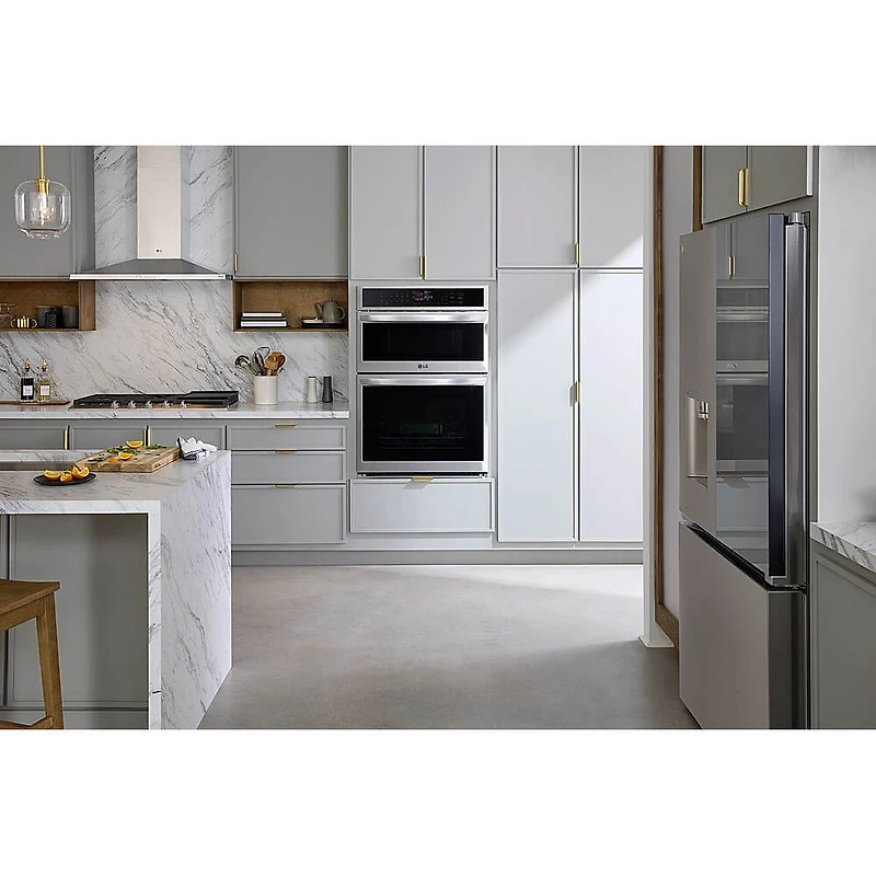 30 inch Stainless Steel Electric Convection Wall Oven and Microwave Combination