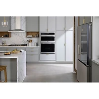 30 inch Stainless Steel Electric Convection Wall Oven and Microwave Combination