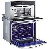 30 inch Stainless Steel Electric Wall Oven and Microwave