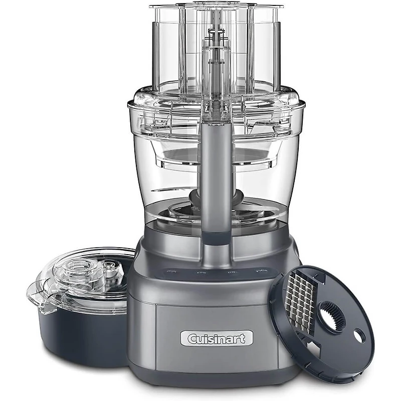 Elemental 13-Cup Stainless Steel Food Processor with Dicing - Factory Certified Refurbished