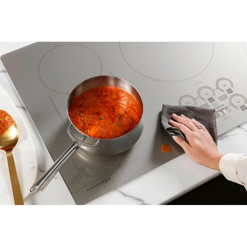 30 inch Silver Built-In Electric Cooktop