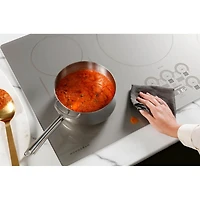 30 inch Silver Built-In Electric Cooktop