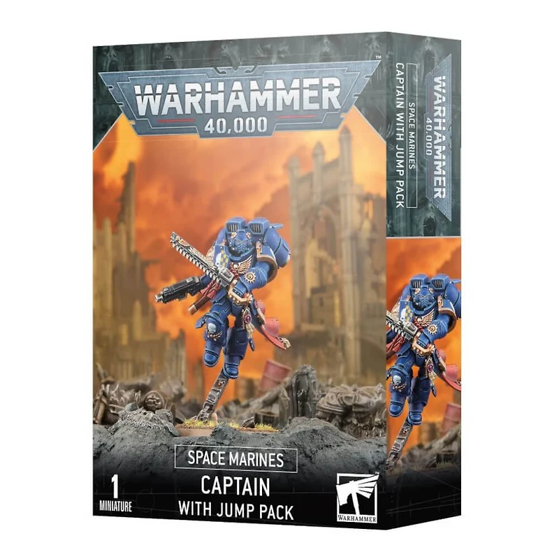 Warhammer 40K: Space Marines: Captain With Jump Pack
