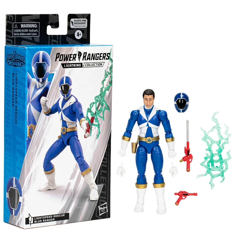 6 inch Power Rangers Lightning Collection Lightspeed Rescue Blue Ranger Action Figure
