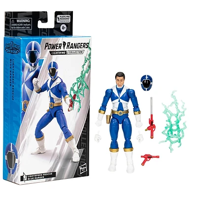 6 inch Power Rangers Lightning Collection Lightspeed Rescue Blue Ranger Action Figure