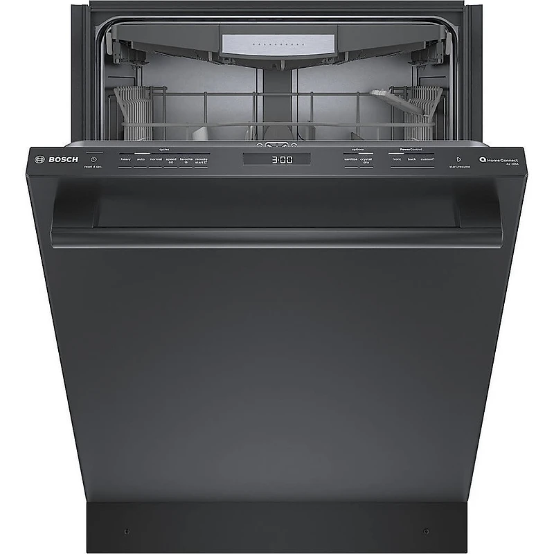 42 dBA Black Stainless Steel Top Control Smart Dishwasher