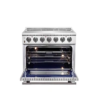 5.36 Cu. Ft. Stainless Steel Freestanding Electric Range