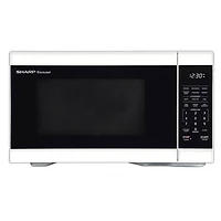 1.1 Cu. Ft. White Countertop Microwave