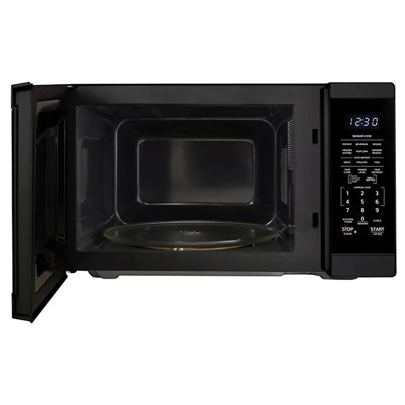 1.4 Cu. Ft. Black Countertop Microwave Oven