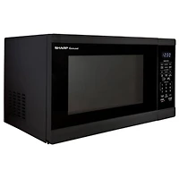 1.4 Cu. Ft. Black Countertop Microwave Oven