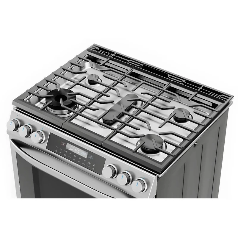 6.1 Cu. Ft. Stainless Steel Slide-In Gas Range