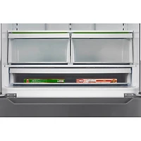 22.5 Cu. Ft. Stainless Steel Counter-Depth 4-Door French Door Refrigerator
