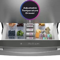 28.7 Cu. Ft. Stainless Steel 4-Door French Door Refrigerator