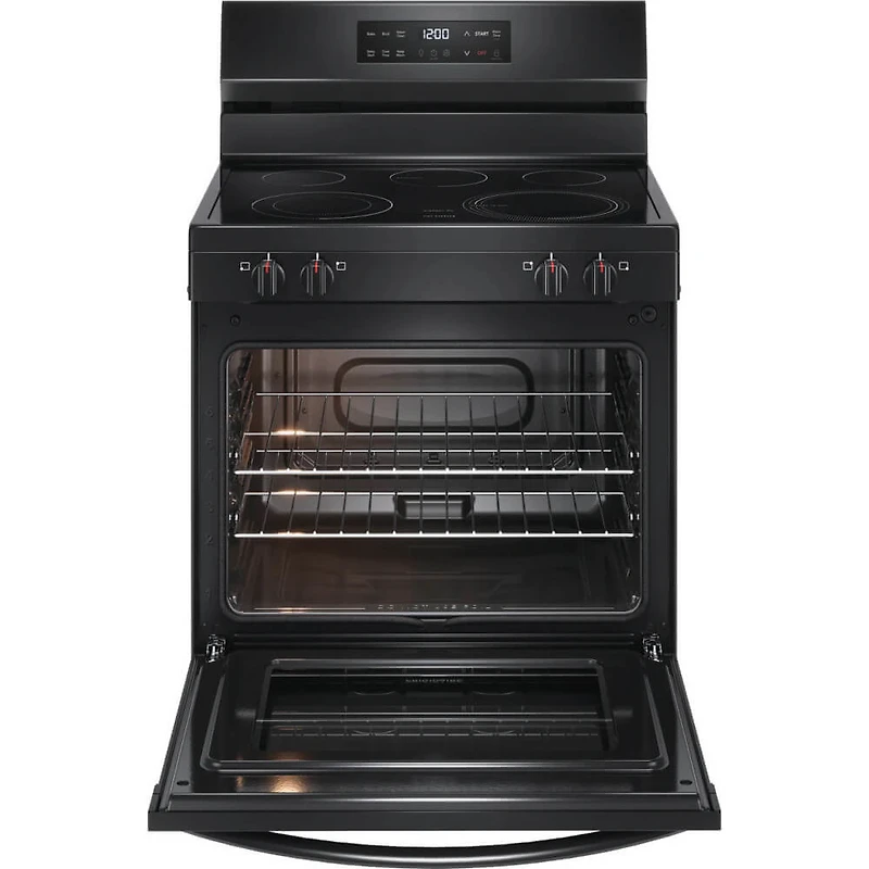 5.3 Cu. Ft. Black Freestanding Electric Range