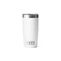 Rambler 10 oz. Tumbler with Magslider Lid - White