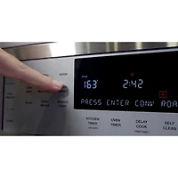 30 inch Stainless Steel Single Convection Smart Electric Wall Oven