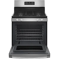 4.8 Cu. Ft. Stainless Steel Freestanding Gas Range