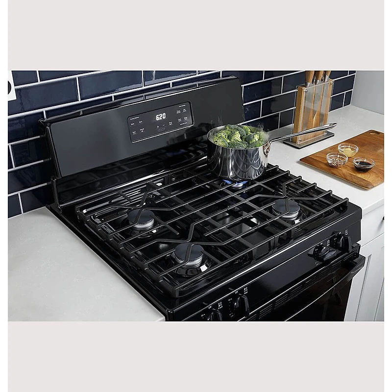 4.8 Cu. Ft. Stainless Steel Freestanding Gas Range