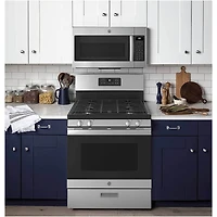 4.8 Cu. Ft. Stainless Steel Freestanding Gas Range