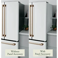 Matte White Right Fridge Panel for Cafe Refrigerators
