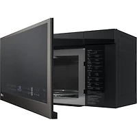 2.0 Cu. Ft. Black Stainless Steel Over-the-Range Smart Microwave